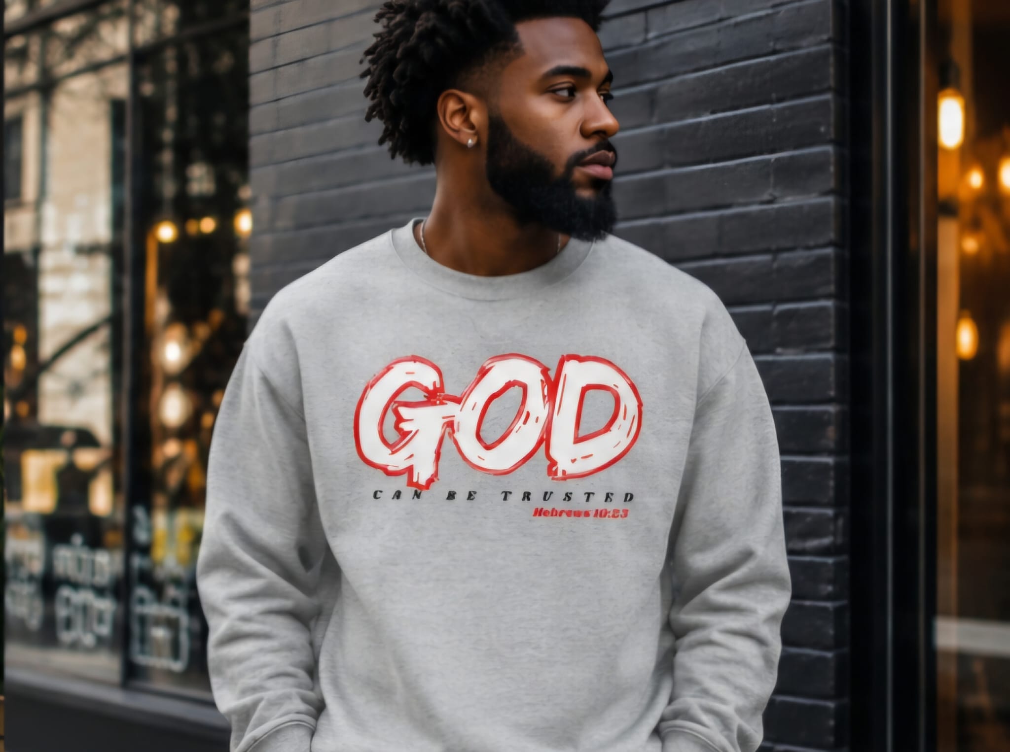 Trusting God in Bewtween Seasons Sweatshirt