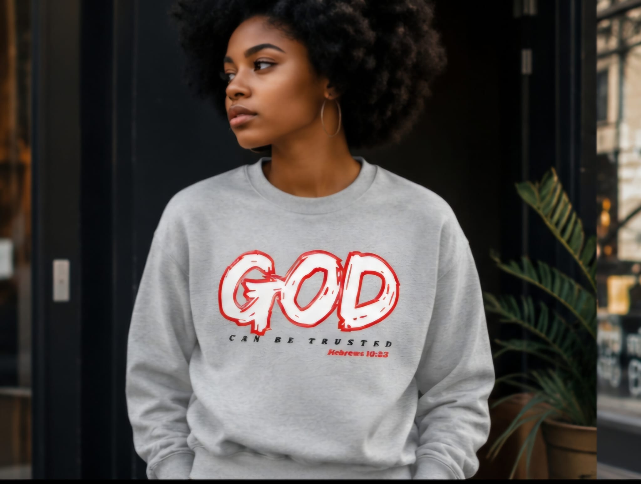 Trusting God in Bewtween Seasons Sweatshirt